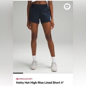 Lululemon Hotty Hot Shorts 4in.